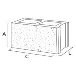 Bloc d'angle fendu – Image 2