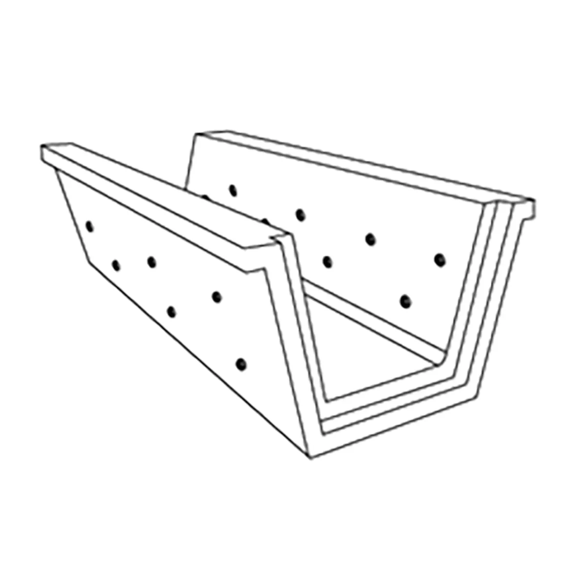 Caleira Trapezoidal Perfurada - Image 1