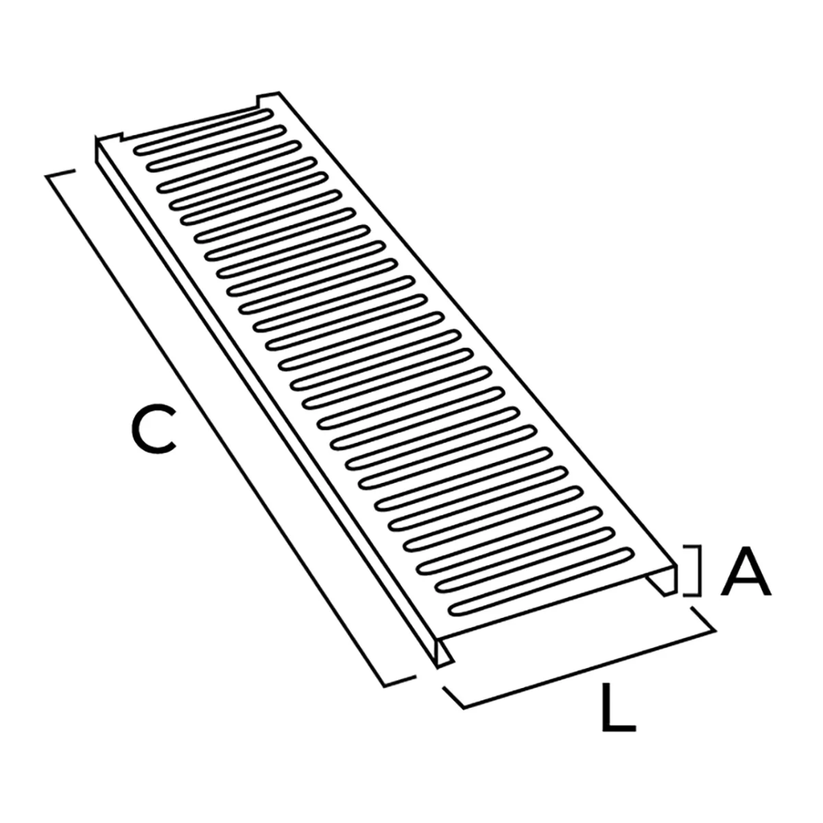 Galvanised Steel Grid For Channel - Image 2