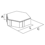 Porous Hexagon Floor Tiles - Image 2