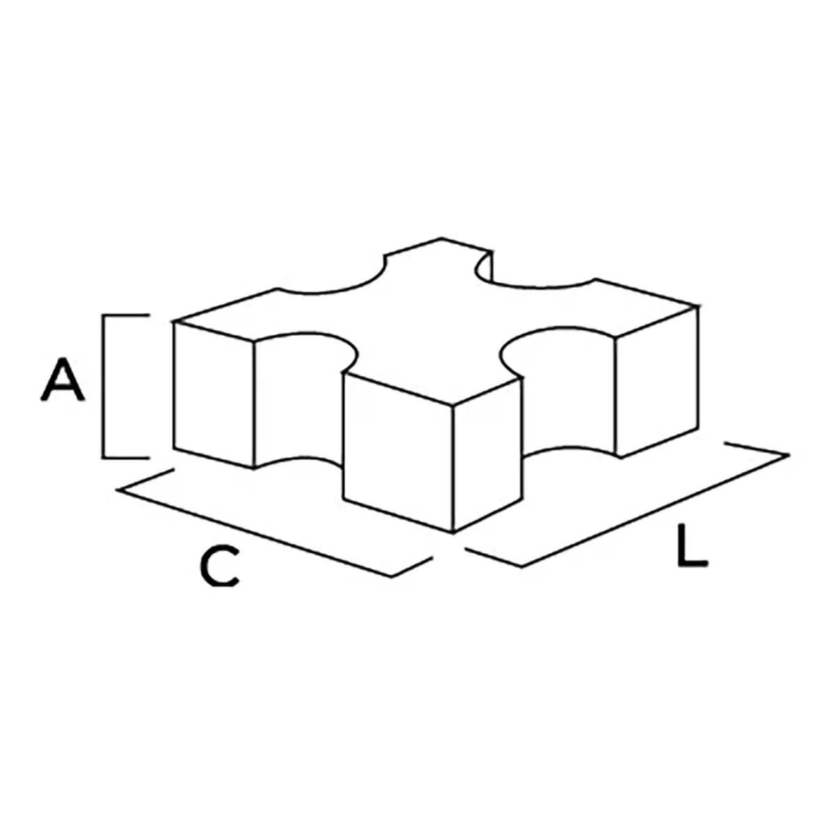 Perforated Square Pavement - Image 2