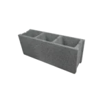 Industrial Block, 3 Holes With Fitting