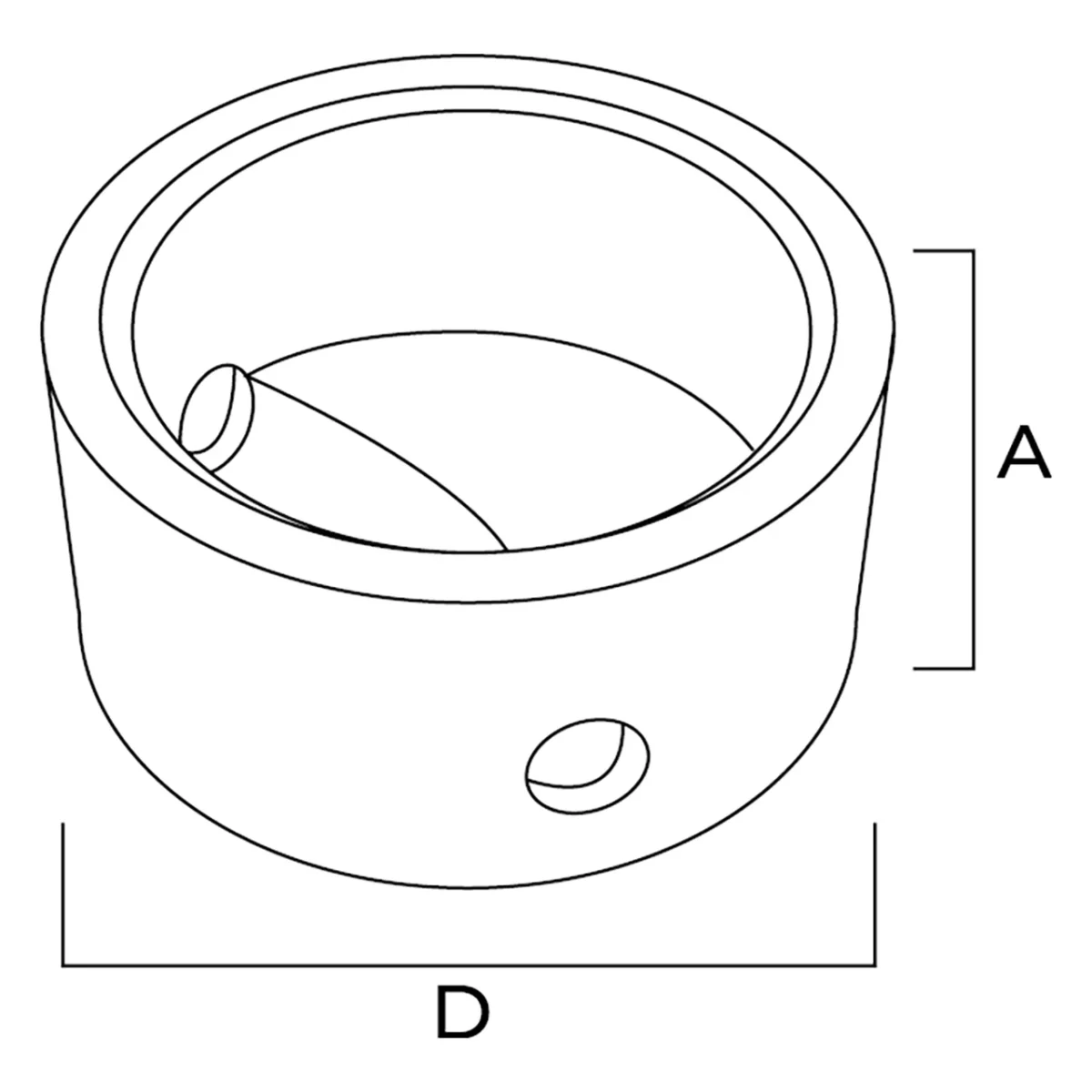 Visitor Box with Base and 1/2 Pipe with Standard Inlets and Outlets for Corrugated Pipe - Image 2