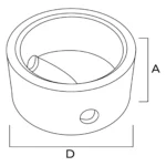 Visitor Box with Base and 1/2 Pipe with Standard Inlets and Outlets for Corrugated Pipe - Image 2