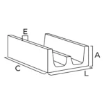 Cable Trunking with Divider - Image 2